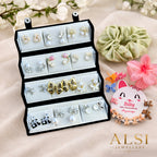 Oxidized Earrings Set - 12 Designer Studs with Gift Box | Alsijewllers