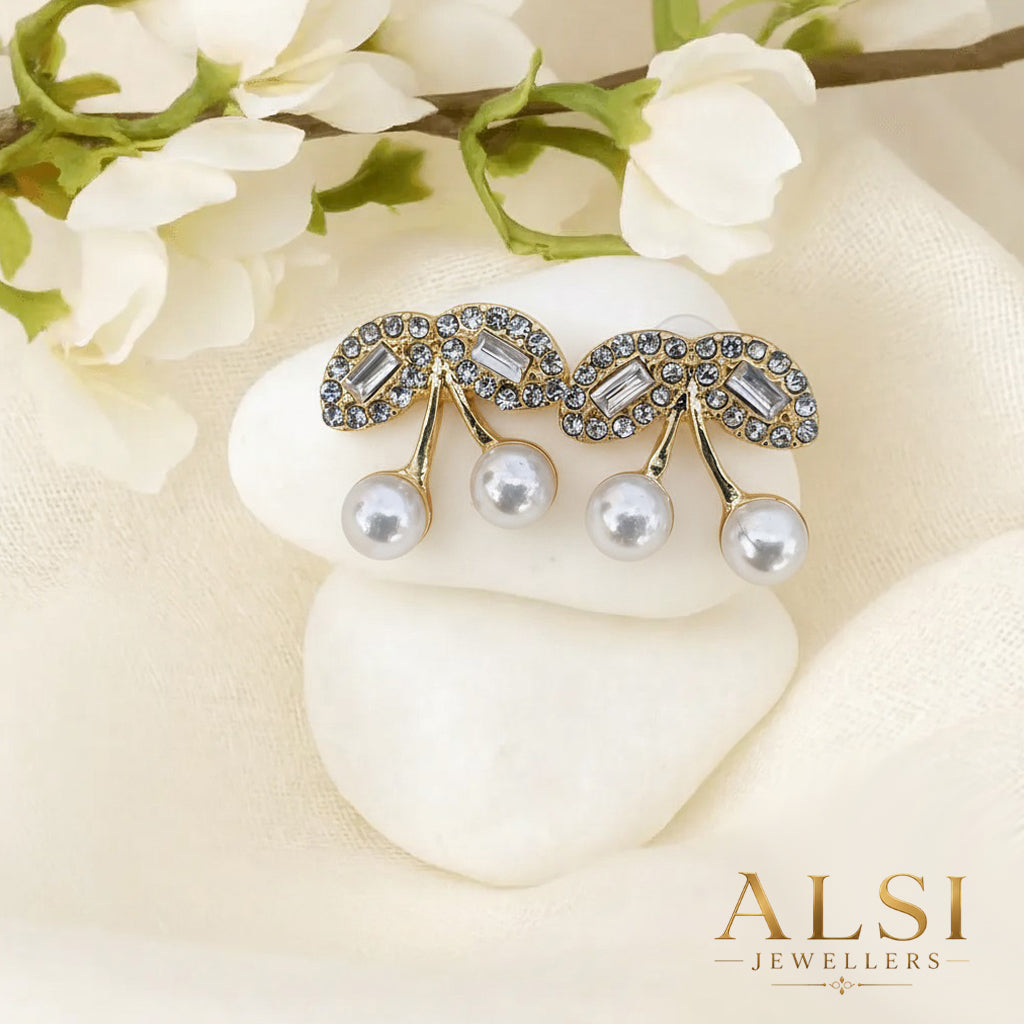 Oxidized Earrings Set - 12 Designer Studs with Gift Box | Alsijewllers