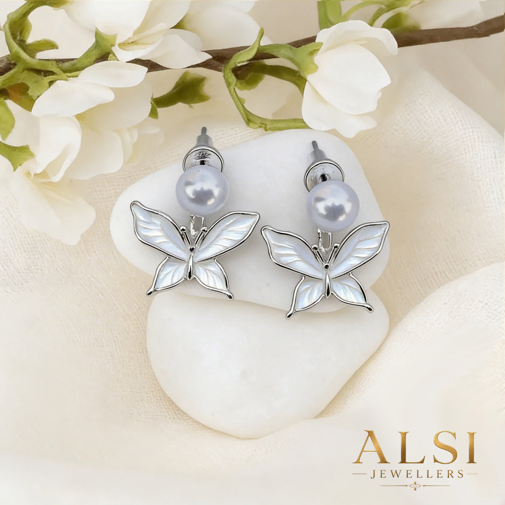 Oxidized Earrings Set - 12 Designer Studs with Gift Box | Alsijewllers