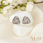 Oxidized Earrings Set - 12 Designer Studs with Gift Box | Alsijewllers